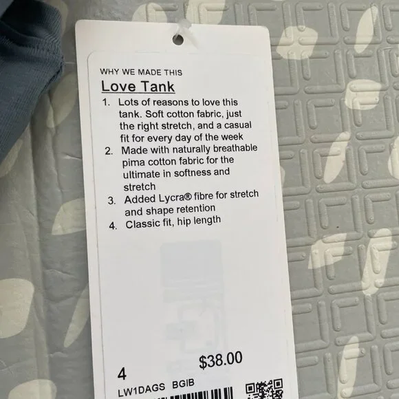 Lululemon Love Tank - Picture 3 of 3